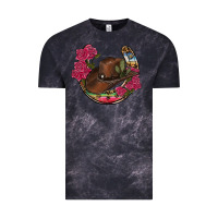 Cloud Black western serape horseshoe Vintage Tee - RanaPortraitStore