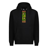 Black American football dad pen wrap Premium Hoodie - BundleAndBundleShop