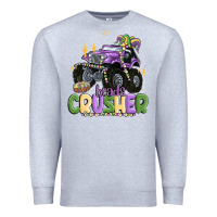 Heather Grey beads crusher Premium Sweatshirt - MaliasSmallBusiness