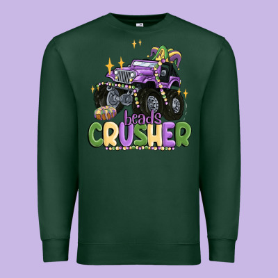 Beads Crusher Premium Sweatshirt Designed By Maliassmallbusiness