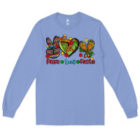 Colony Blue peace love fiesta ado Long Sleeve Tee - AdoDesignShop