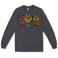 Smoke peace love fiesta ado Long Sleeve Tee - AdoDesignShop