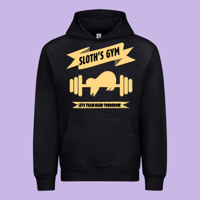 Sloth S Gym Urban Hoodie Designed By Bettercallsaul