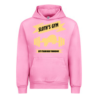 Fuchsia Pink Sloth s Gym Urban Hoodie - Bettercallsaul