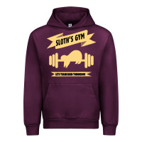 Mauve Wine Sloth s Gym Urban Hoodie - Bettercallsaul