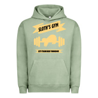 Pigment Oil Green Sloth s Gym Urban Hoodie - Bettercallsaul