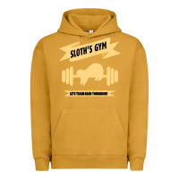 Pigment Peanut Butter Sloth s Gym Urban Hoodie - Bettercallsaul
