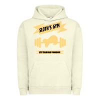 Pigment Pistachio Sloth s Gym Urban Hoodie - Bettercallsaul
