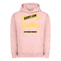 Pigment Salmon Sloth s Gym Urban Hoodie - Bettercallsaul