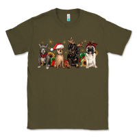 Army Green christmas chihuahua pitbull pug dachshund Classic Tee - JahusDesignShop