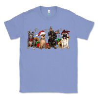 Colony Blue christmas chihuahua pitbull pug dachshund Classic Tee - JahusDesignShop