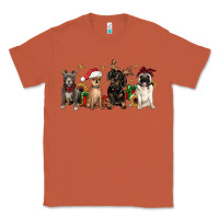 Copper christmas chihuahua pitbull pug dachshund Classic Tee - JahusDesignShop