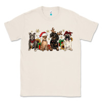 Natural christmas chihuahua pitbull pug dachshund Classic Tee - JahusDesignShop