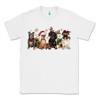 White christmas chihuahua pitbull pug dachshund Classic Tee - JahusDesignShop