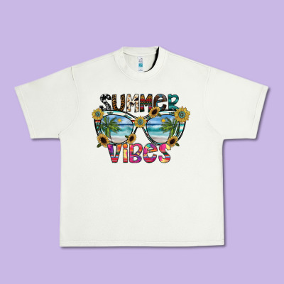 Summer Vibes Urban Heavy Tee Designed By Sublimationcraftshop
