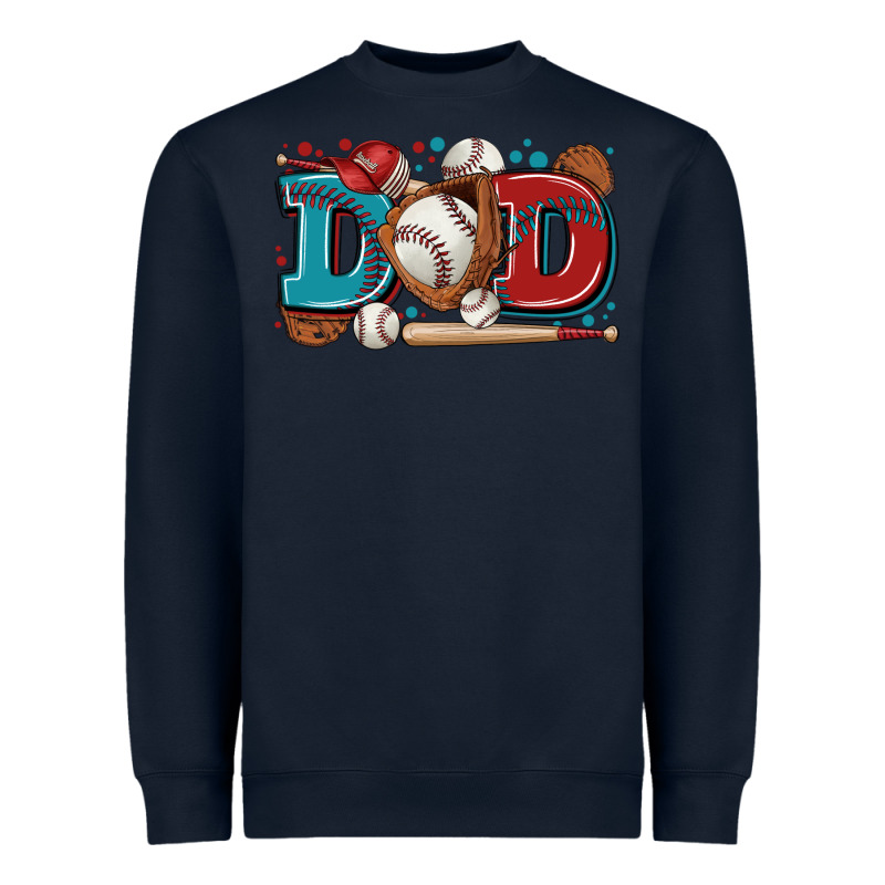 Dad Baseball Heavyweight Sweatshirt by Zillion Design Studio | Teevron