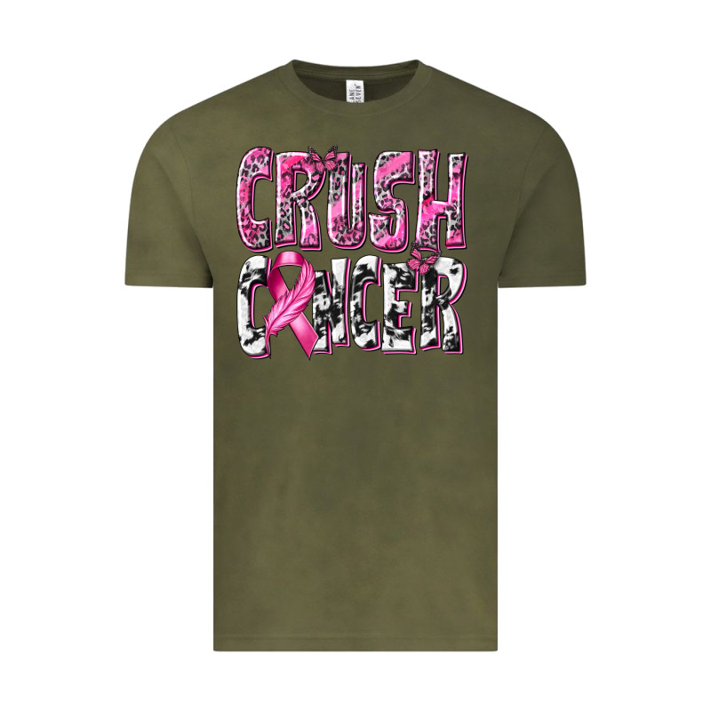 Crush Cancer Vintage Tee by texasbilliewilder | Teevron