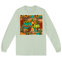 Matcha hello fall pumpkin Long Sleeve Tee - JahusDesignShop