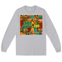 Moon Dust hello fall pumpkin Long Sleeve Tee - JahusDesignShop