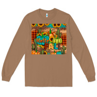 Toasted Coconut hello fall pumpkin Long Sleeve Tee - JahusDesignShop