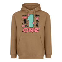 Toasted Coconut one  one one one Heavyweight Hoodie - MaliasSmallBusiness