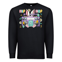 Black hip hop easter Premium Sweatshirt - MaliasSmallBusiness