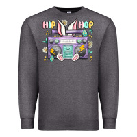 Charcoal Heather hip hop easter Premium Sweatshirt - MaliasSmallBusiness