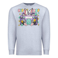 Heather Grey hip hop easter Premium Sweatshirt - MaliasSmallBusiness