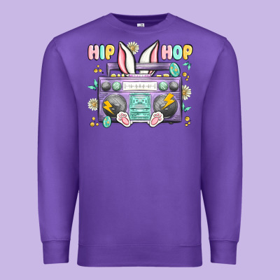 Hip Hop Easter Premium Sweatshirt Designed By Maliassmallbusiness