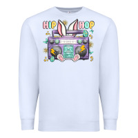 White hip hop easter Premium Sweatshirt - MaliasSmallBusiness