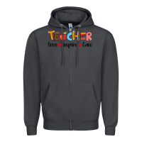 Smoke teacher love inspıre care wıth  and pen Zipper Hoodie - Artiststas
