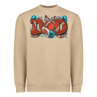 Mushroom dad American football Heavyweight Sweatshirt - Zillion Design Studio