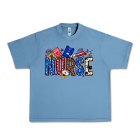 Pebble Blue American Nurse Urban Heavy Tee - Neo Western