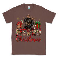 Chestnut merry christmas dachshund Classic Tee - JahusDesignShop