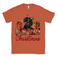 Copper merry christmas dachshund Classic Tee - JahusDesignShop