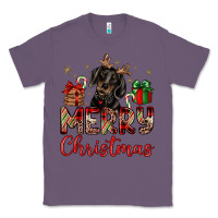 Lavender merry christmas dachshund Classic Tee - JahusDesignShop