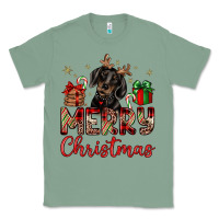 Sage merry christmas dachshund Classic Tee - JahusDesignShop