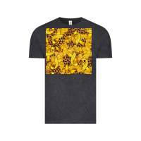 Vintage Black Childhood Cancer Butterfly Vintage Tee - texasbilliewilder