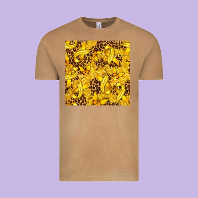 Childhood Cancer Butterfly Vintage Tee Designed By Texasbilliewilder