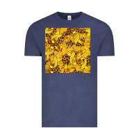 Vintage Denim Childhood Cancer Butterfly Vintage Tee - texasbilliewilder