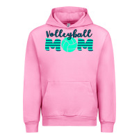 Fuchsia Pink Volleyball Mom Urban Hoodie - Bettercallsaul