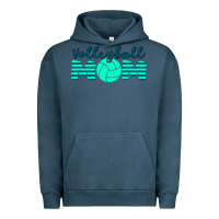 Pigment Midnight Navy Volleyball Mom Urban Hoodie - Bettercallsaul