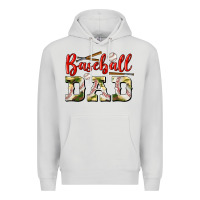 Dove Grey baseball dad Premium Hoodie - BundleAndBundleShop