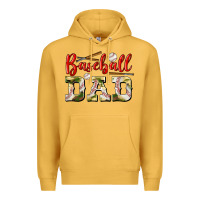 Mustard baseball dad Premium Hoodie - BundleAndBundleShop