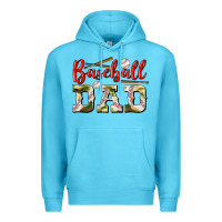 Ocean Blue baseball dad Premium Hoodie - BundleAndBundleShop