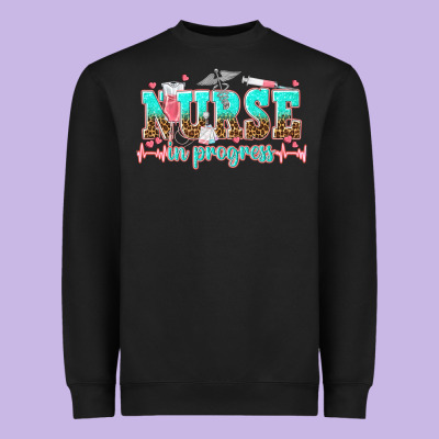 Nurse In Progress Tbw Heavyweight Sweatshirt Designed By Texasbilliewilder