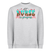 Heather Grey nurse in progress tbw Heavyweight Sweatshirt - texasbilliewilder