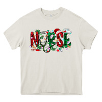 Cream nurse christmas Heavy Core Tee - RacoonDesign