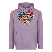 Lavender 911 dispatcher Heavyweight Hoodie - MaliasSmallBusiness