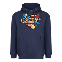 Navy 911 dispatcher Heavyweight Hoodie - MaliasSmallBusiness
